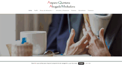 Desktop Screenshot of amparoquintana.com
